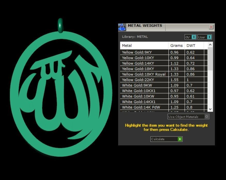 Pendant P036 3D Print Model 3D print model_4