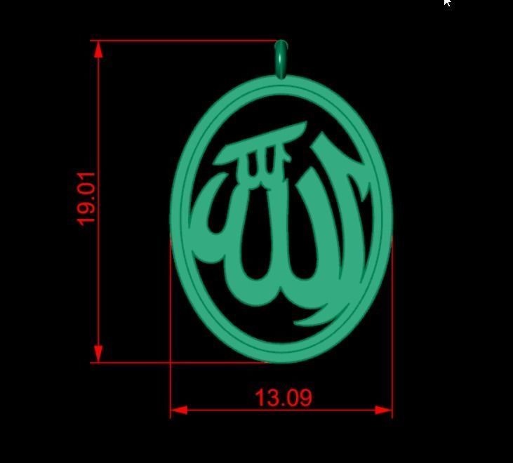 Pendant P036 3D Print Model 3D print model_3