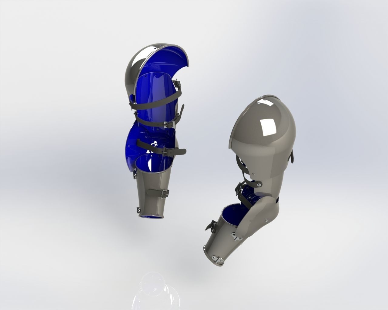 WG 7004 - Bracers 3D print model_5