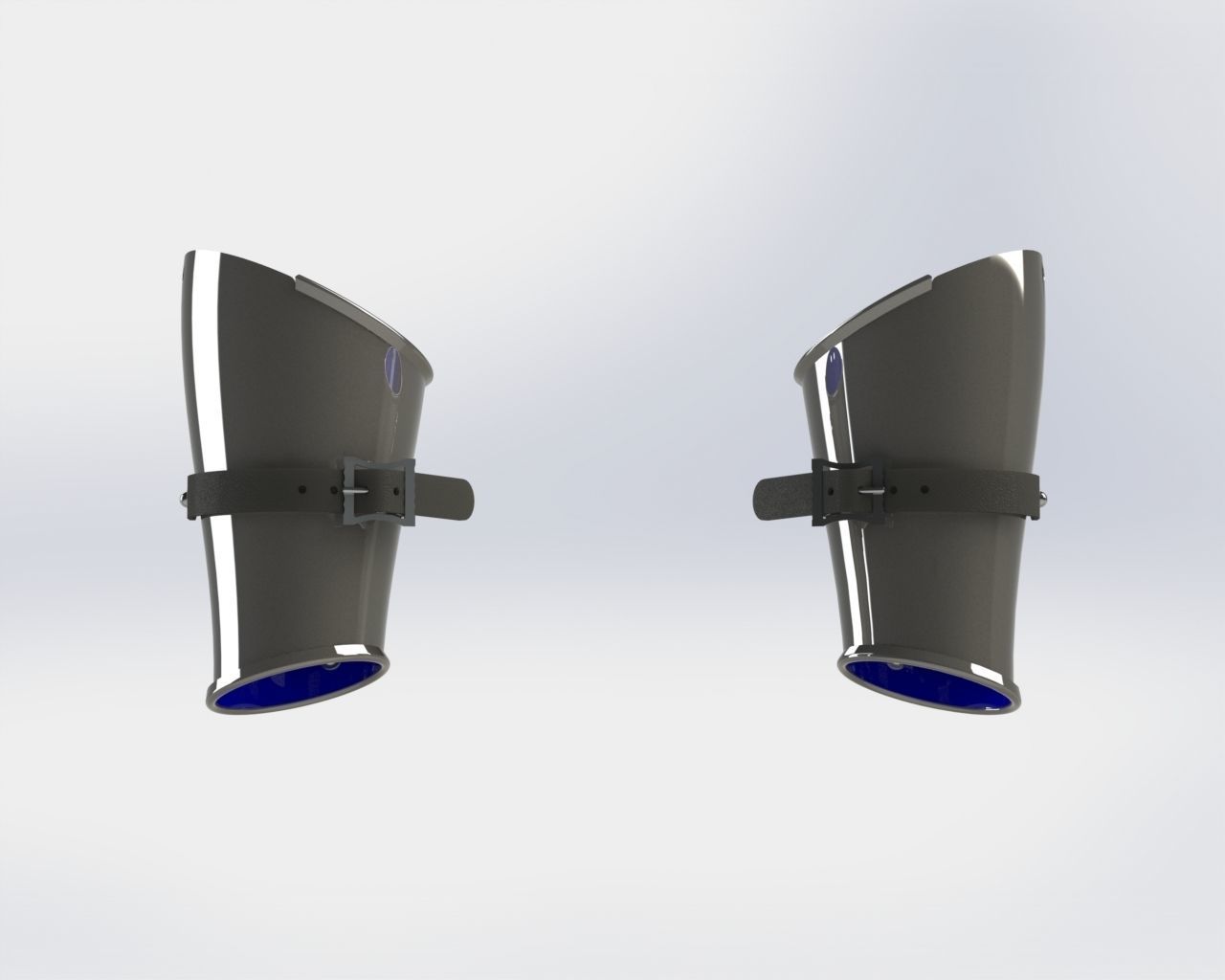 WG 7004 - Bracers 3D print model_2