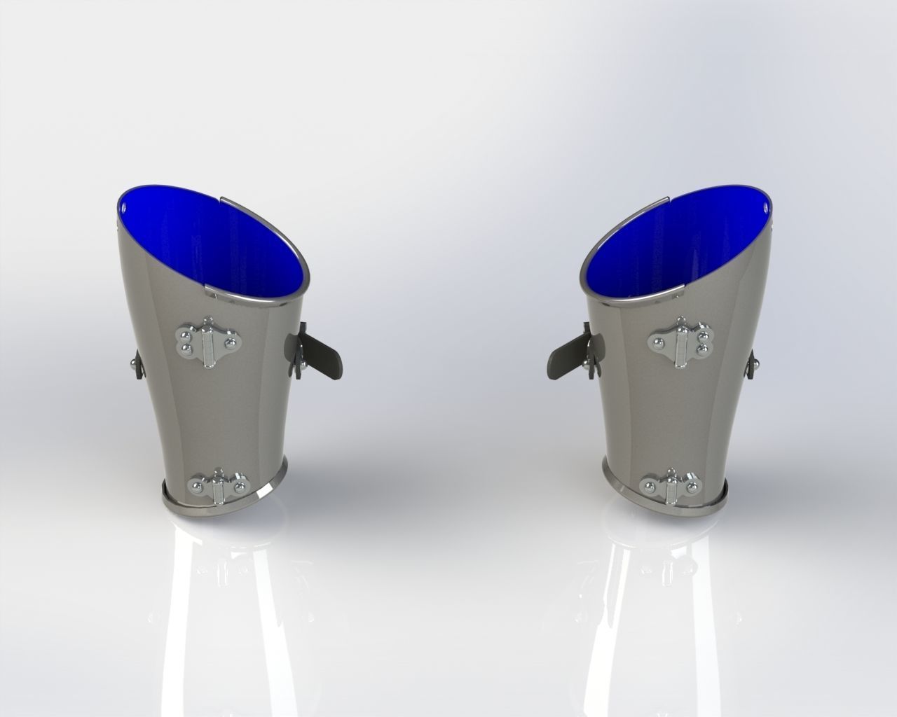 WG 7004 - Bracers 3D print model_3
