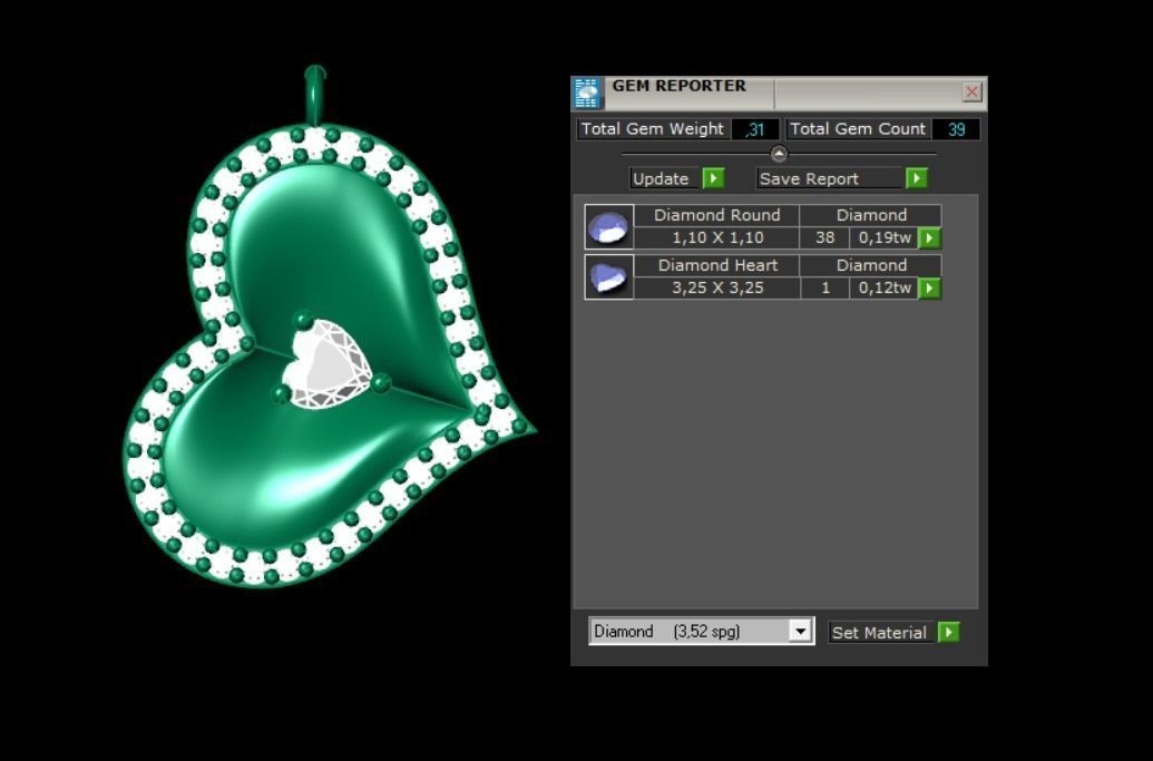 Pendant P037 3D Print Model 3D print model_3