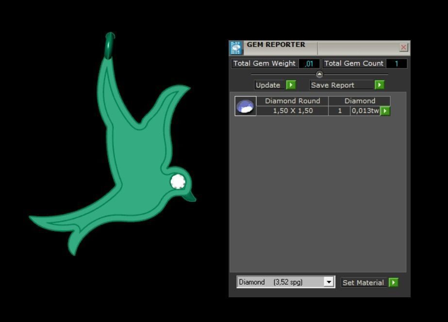 Pendant P038 3D Print Model 3D print model_2