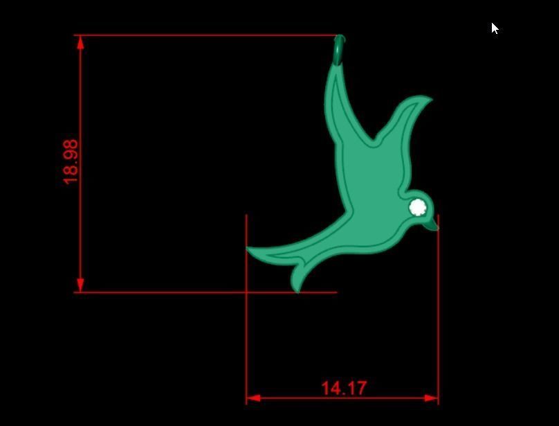 Pendant P038 3D Print Model 3D print model_3