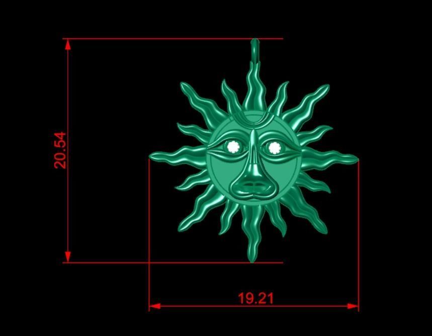  Pendant P039 3D Print Model 3D print model_4