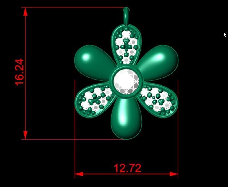 Pendant P040 3D Print Model 3D print model_4