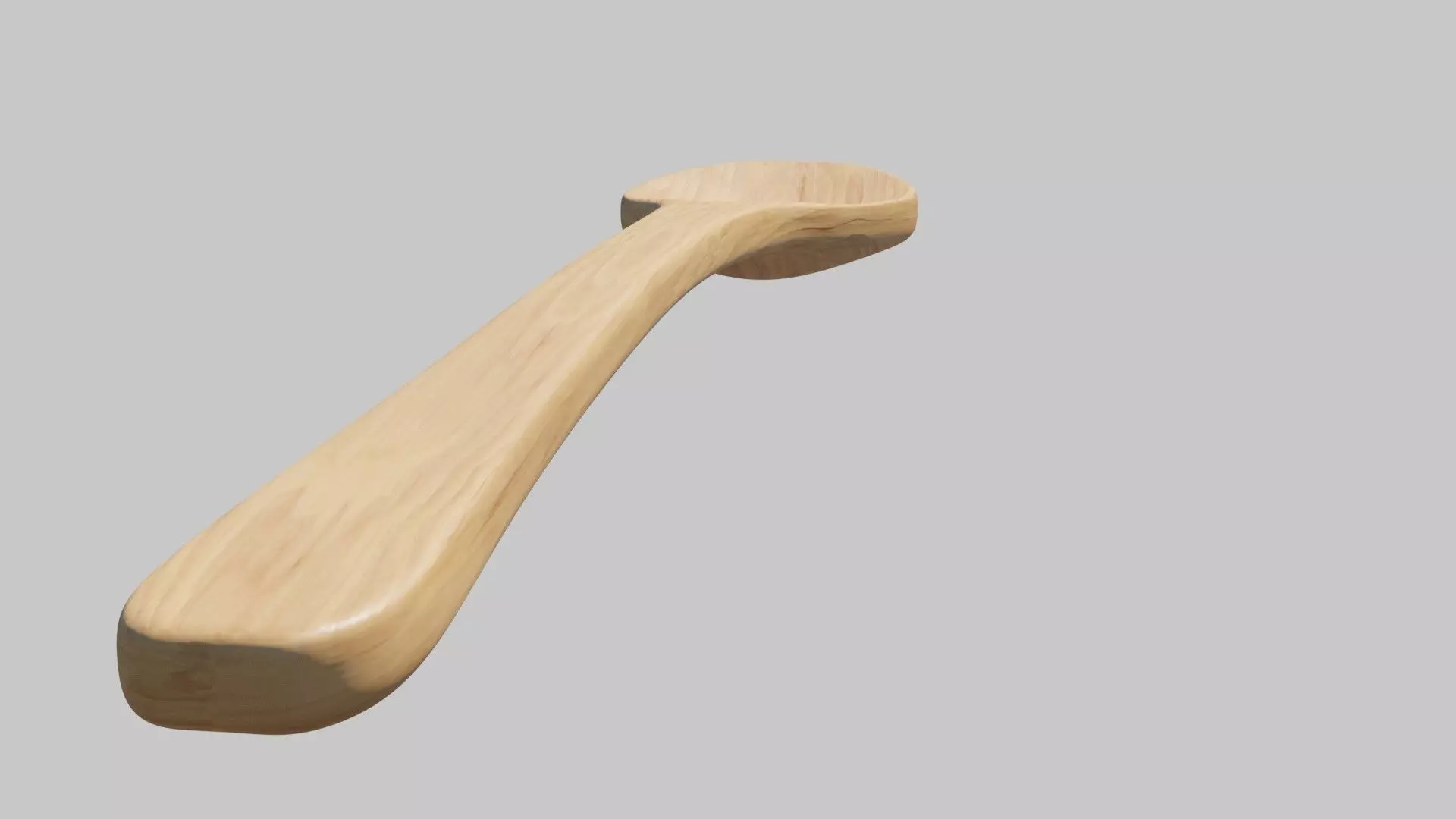 Wooden Spoon 3D model_0