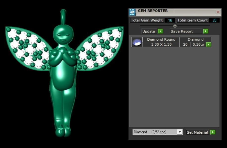 Pendant P041 3D Print Model 3D print model_3