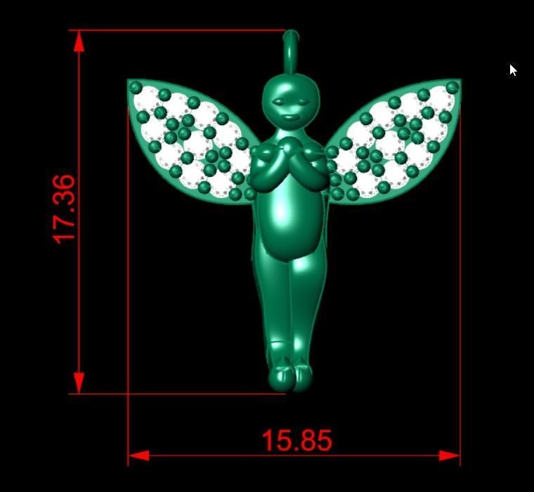 Pendant P041 3D Print Model 3D print model_4