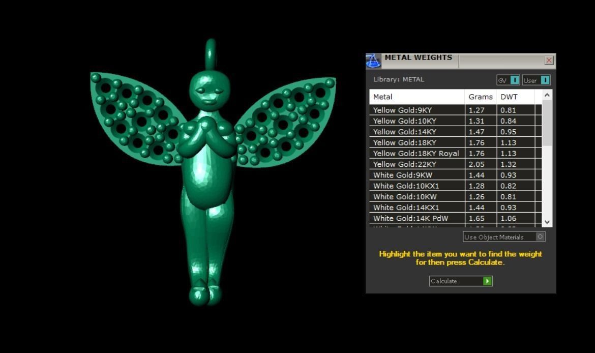 Pendant P041 3D Print Model 3D print model_5