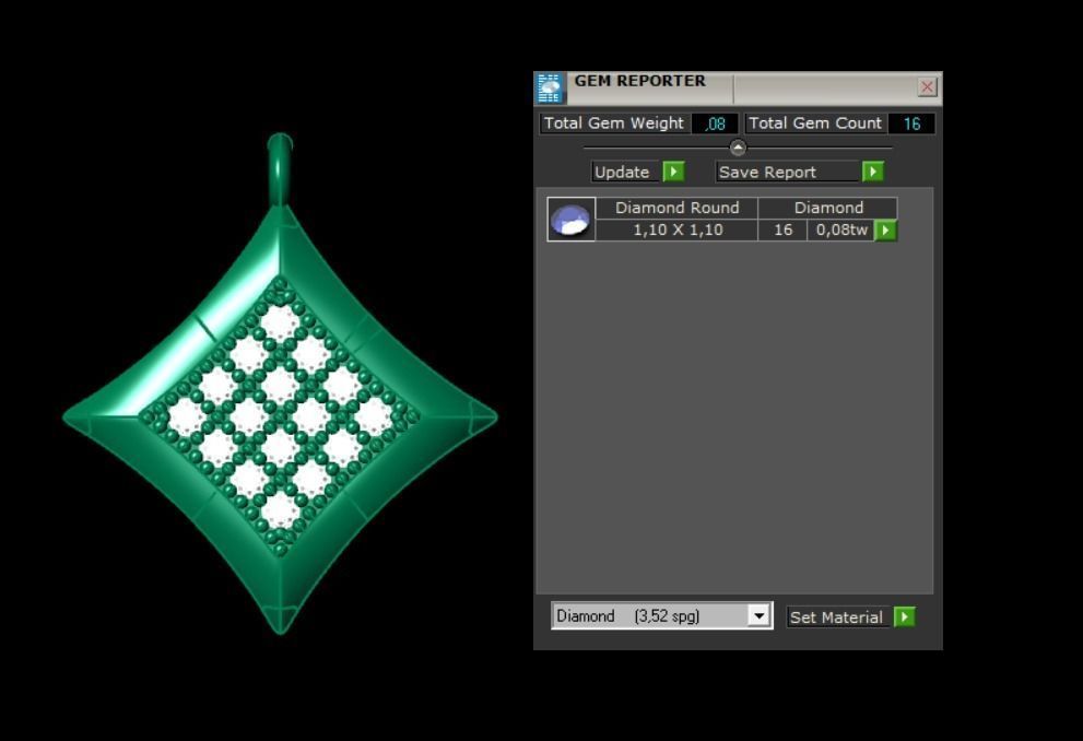 Pendant P042 3D Print Model 3D print model_3