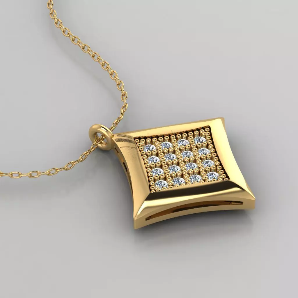 Pendant P042 3D Print Model 3D print model_0