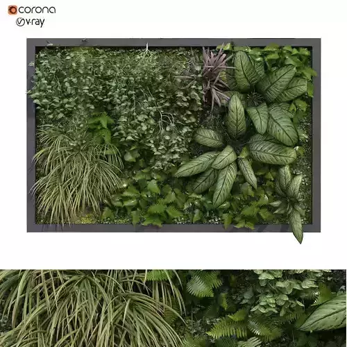 Greenwall set 175 3D model