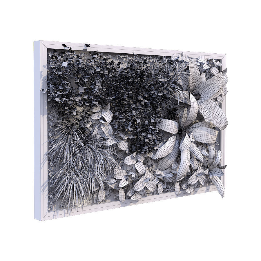 Greenwall set 175 3D model_5