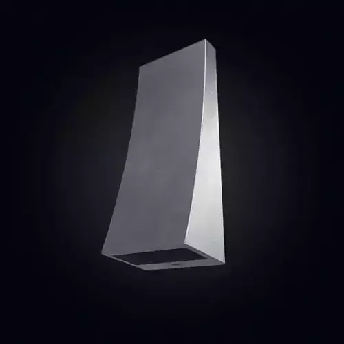 Modern Steel Lamp 3D model