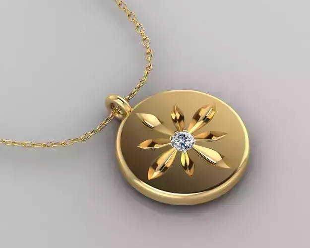 Pendant P049 3D Print Model