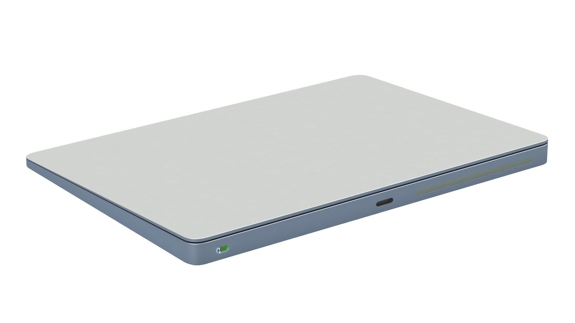 Apple iMac 24 inch 2021 Blue Keyboard Mouse Trackpad Low-poly 3D model_17