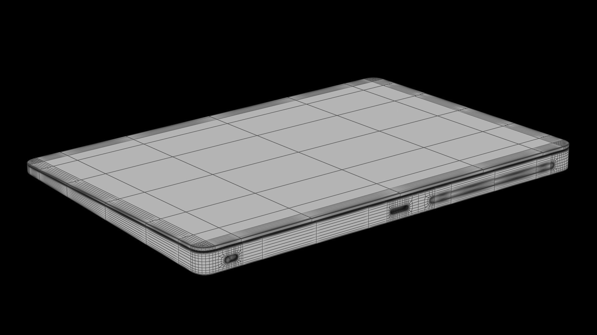 Apple iMac 24 inch 2021 Blue Keyboard Mouse Trackpad Low-poly 3D model_35