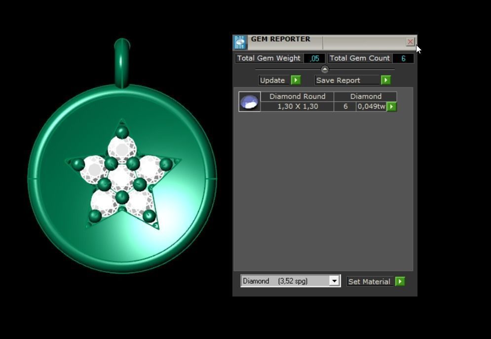 Pendant P052 3D Print Model 3D print model_3