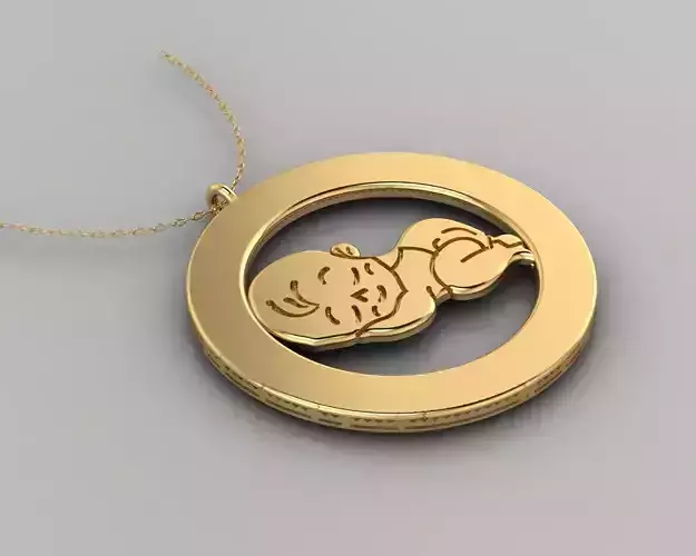  Pendant P053 3D Print Model 3D print model