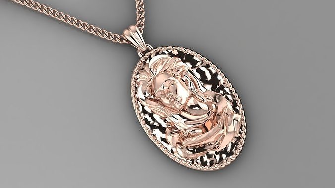 angel pendant 3D print model