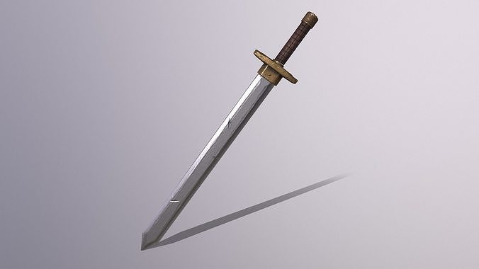 sword Low-poly 3D model