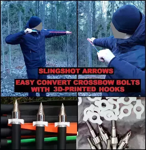 DIY SLINGSHOT ARROWS 3D print model