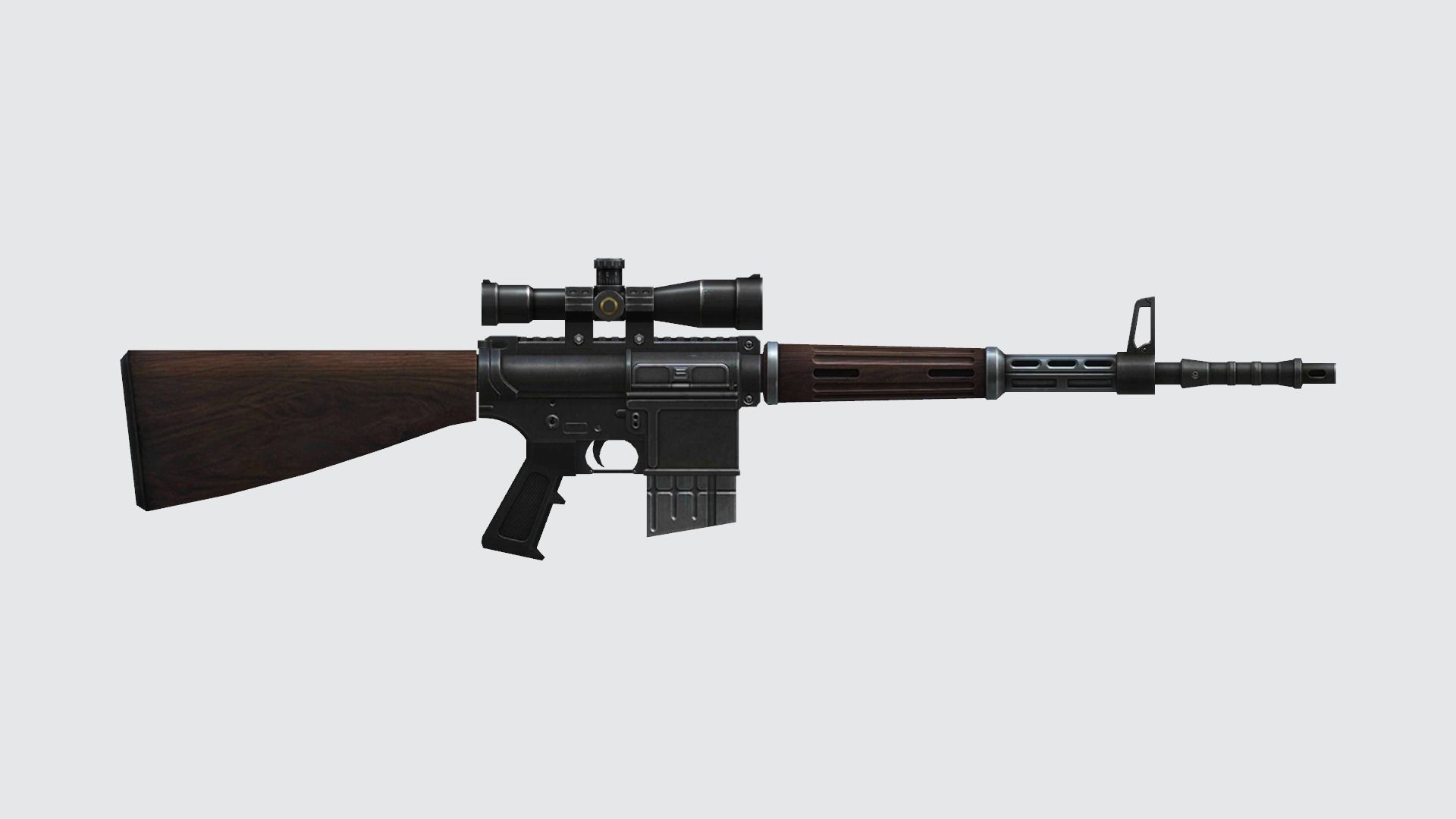 Rifle AK AN94 AUG FAMAS GROZA M4A1 M14 XM8 PARAFAL PLASMA SCAR 3D model_6