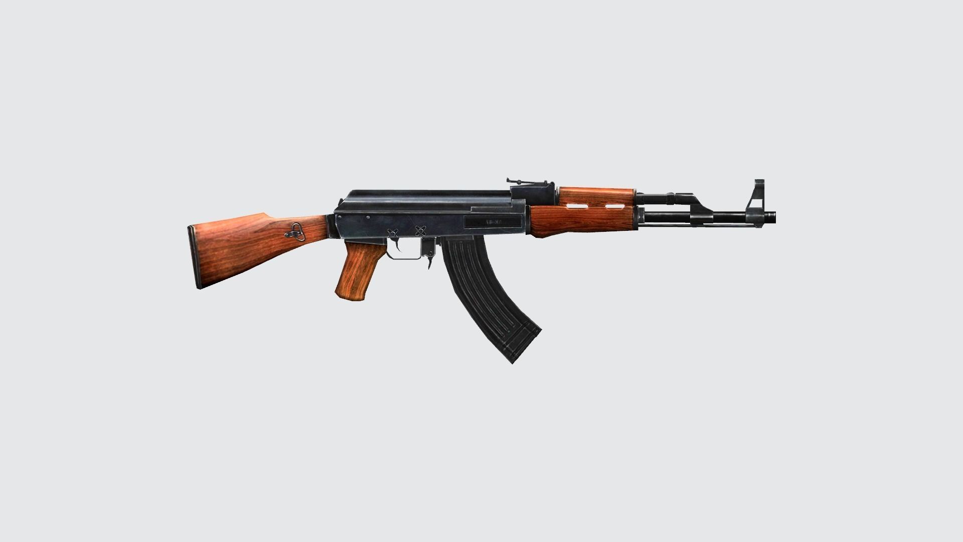 Rifle AK AN94 AUG FAMAS GROZA M4A1 M14 XM8 PARAFAL PLASMA SCAR 3D model_1