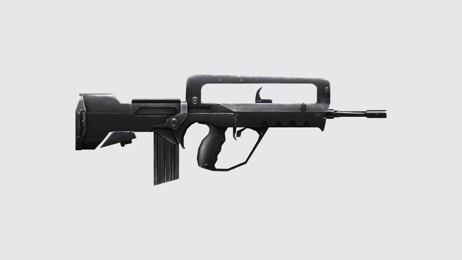 Rifle AK AN94 AUG FAMAS GROZA M4A1 M14 XM8 PARAFAL PLASMA SCAR 3D model_4
