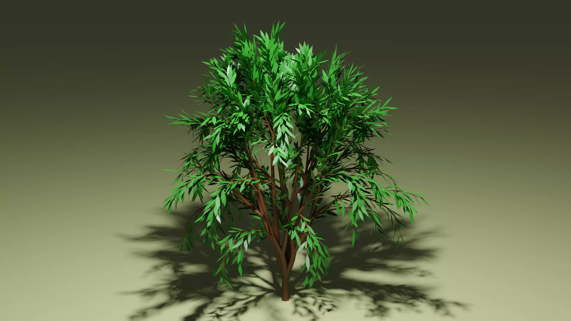 Tree pack Free low-poly 3D model