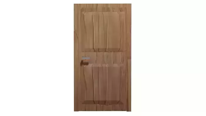 Stylized Hand painted wooden door