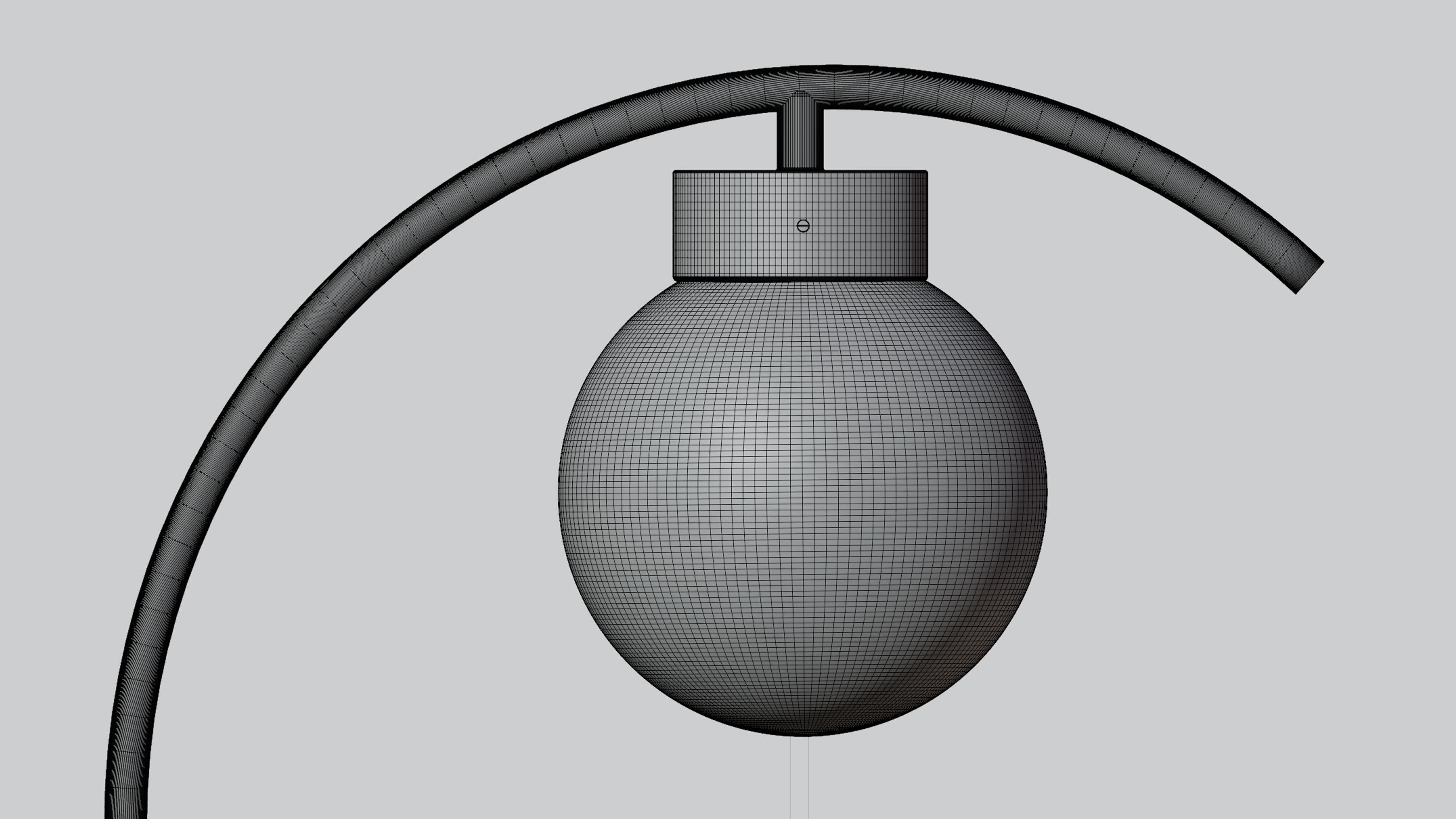 Tablelamp C Inox 3D model_8