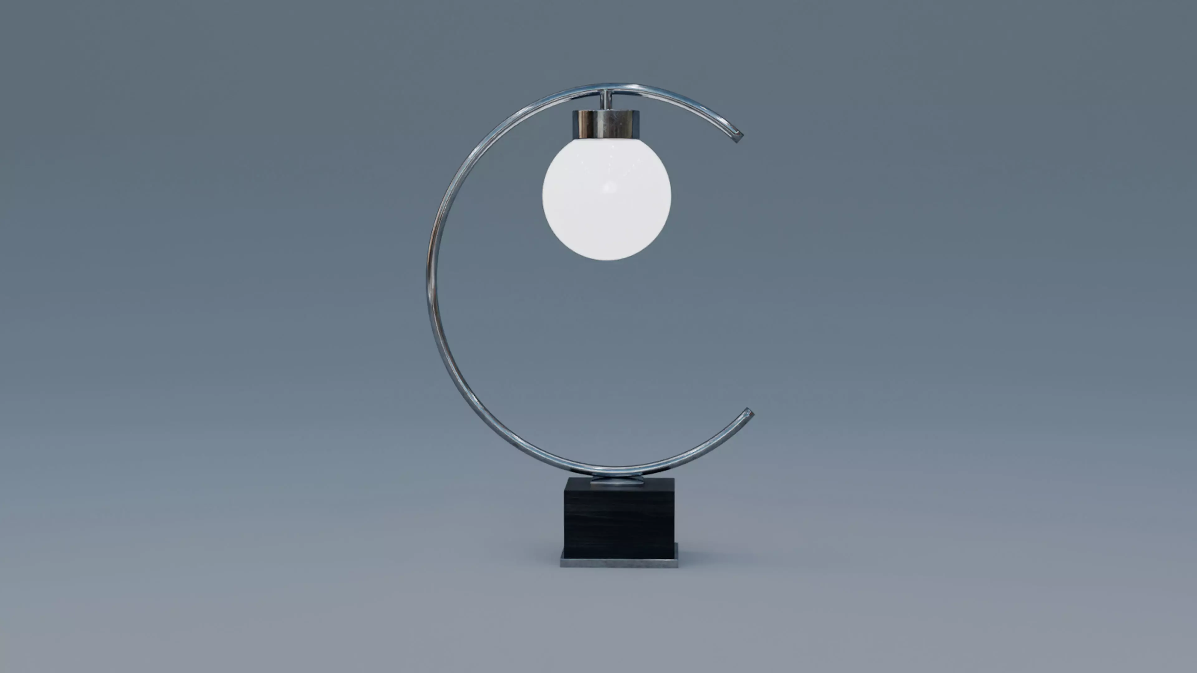 Tablelamp C Inox 3D model_0