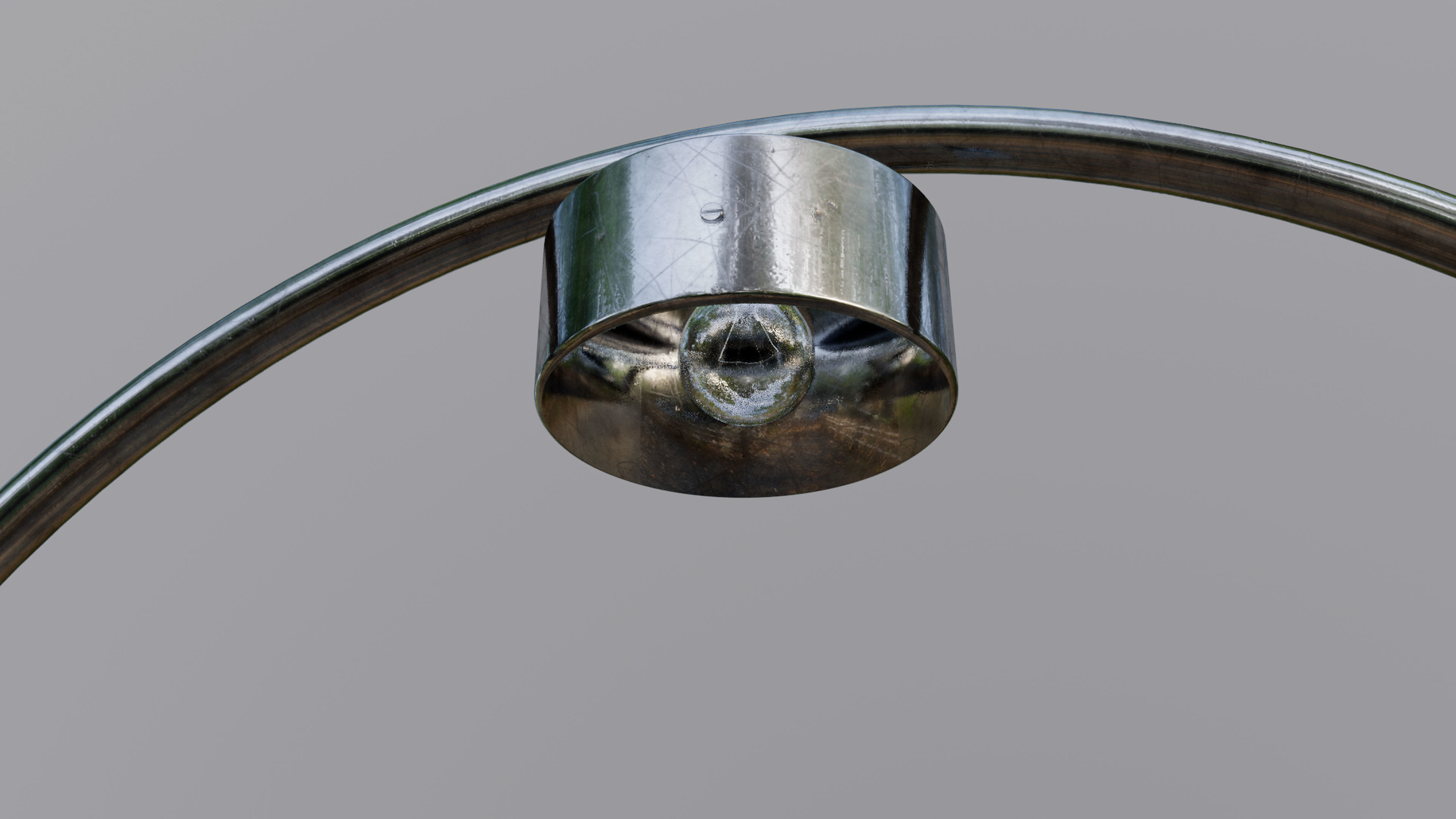 Tablelamp C Inox 3D model_4