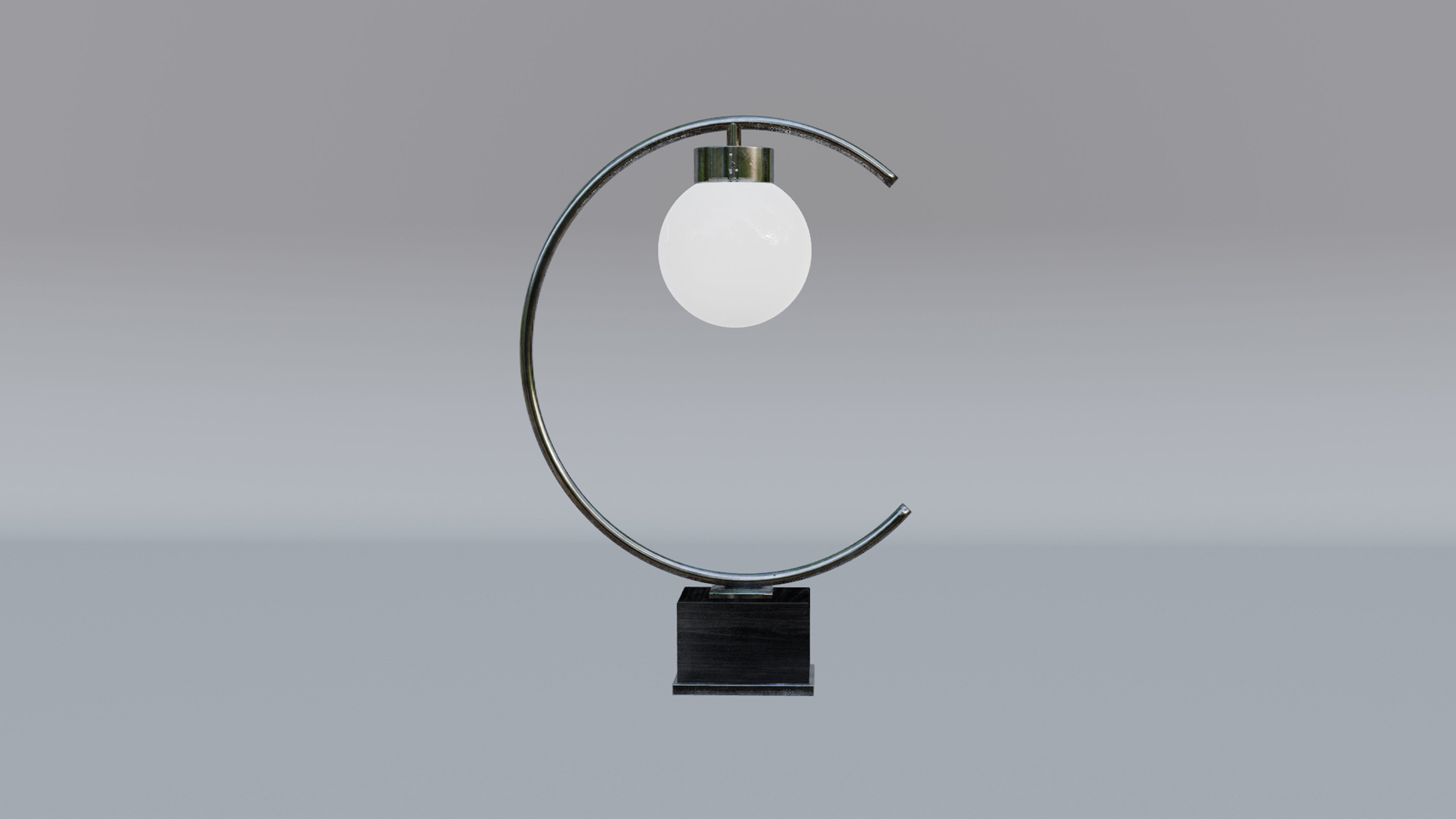 Tablelamp C Inox 3D model_1