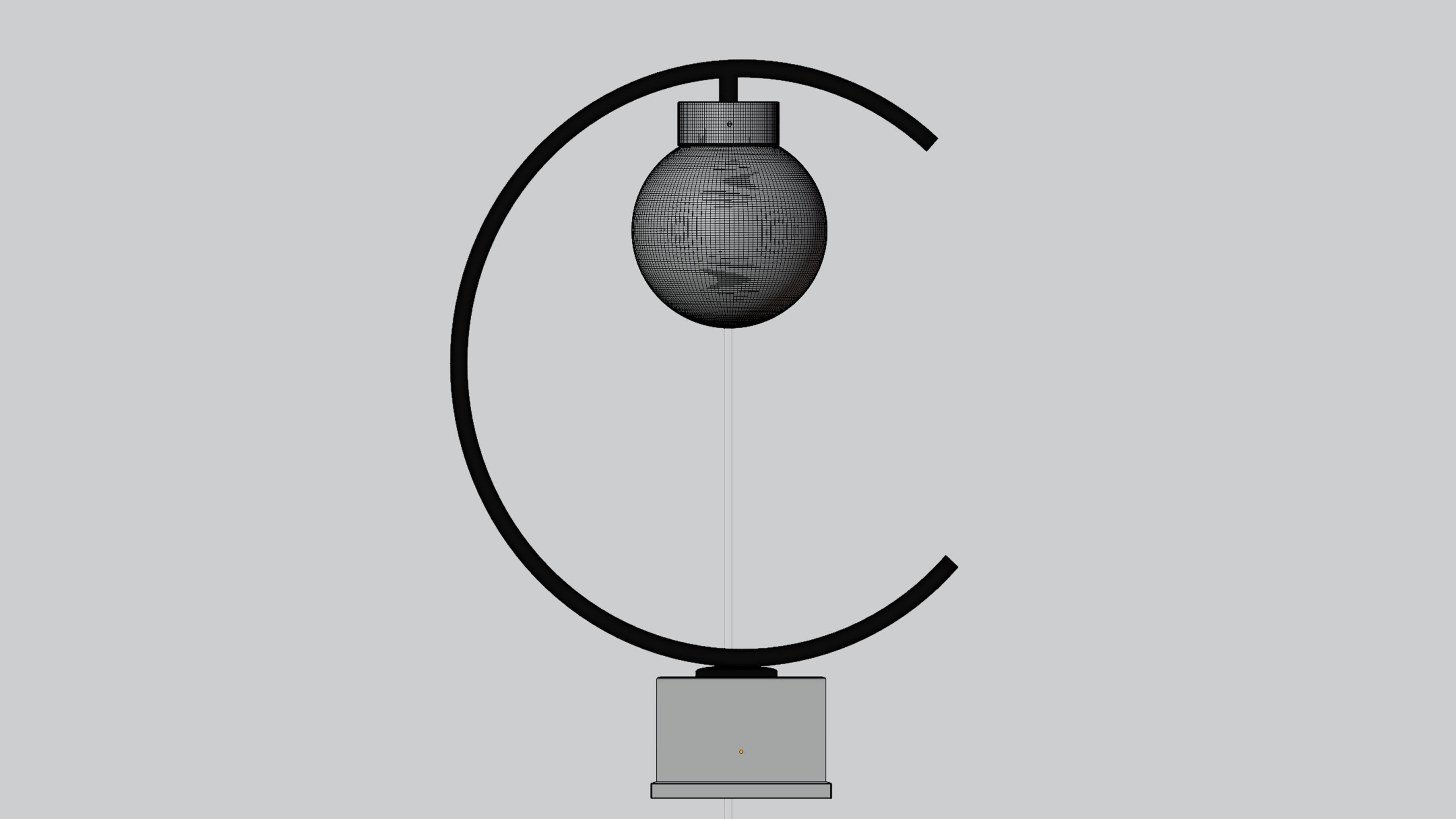 Tablelamp C Inox 3D model_7