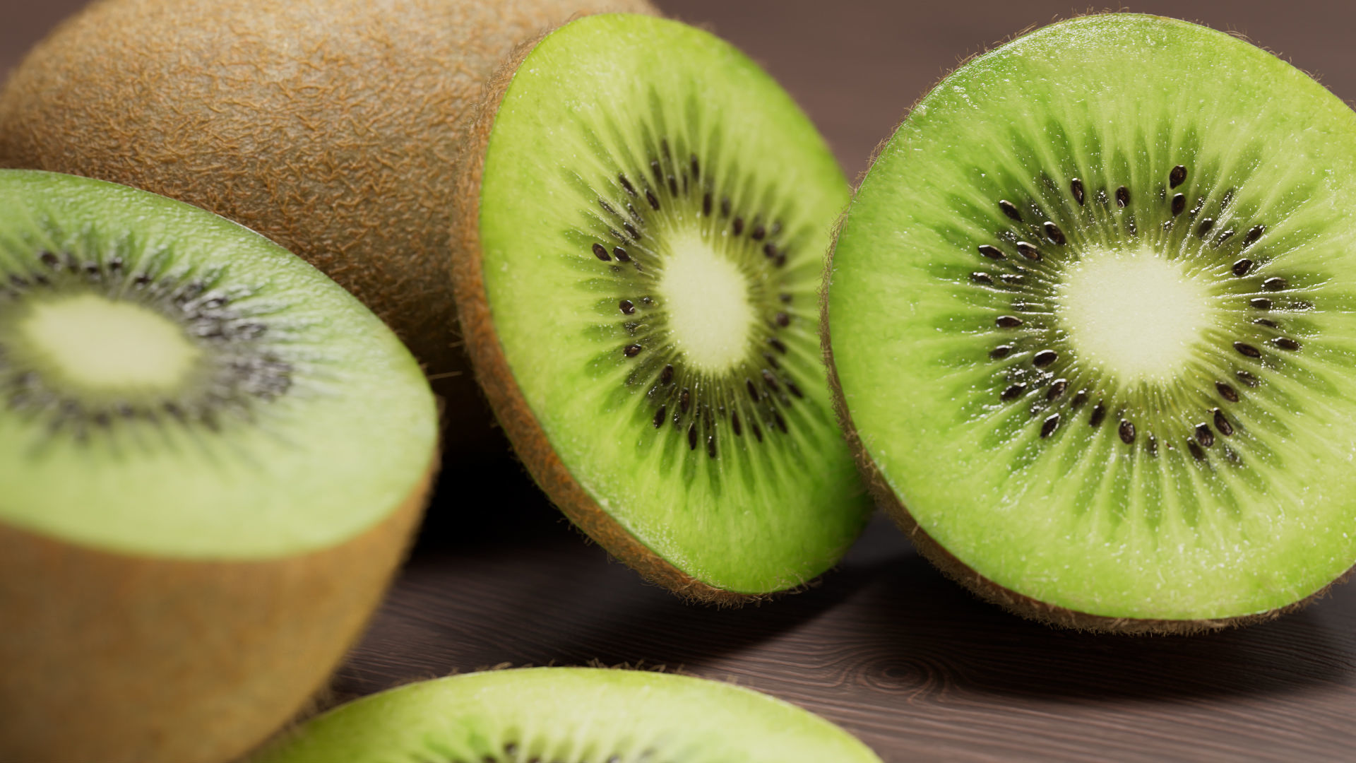 Kiwi green 3D model_4
