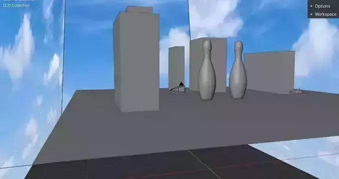 Funny bowling pin animation 