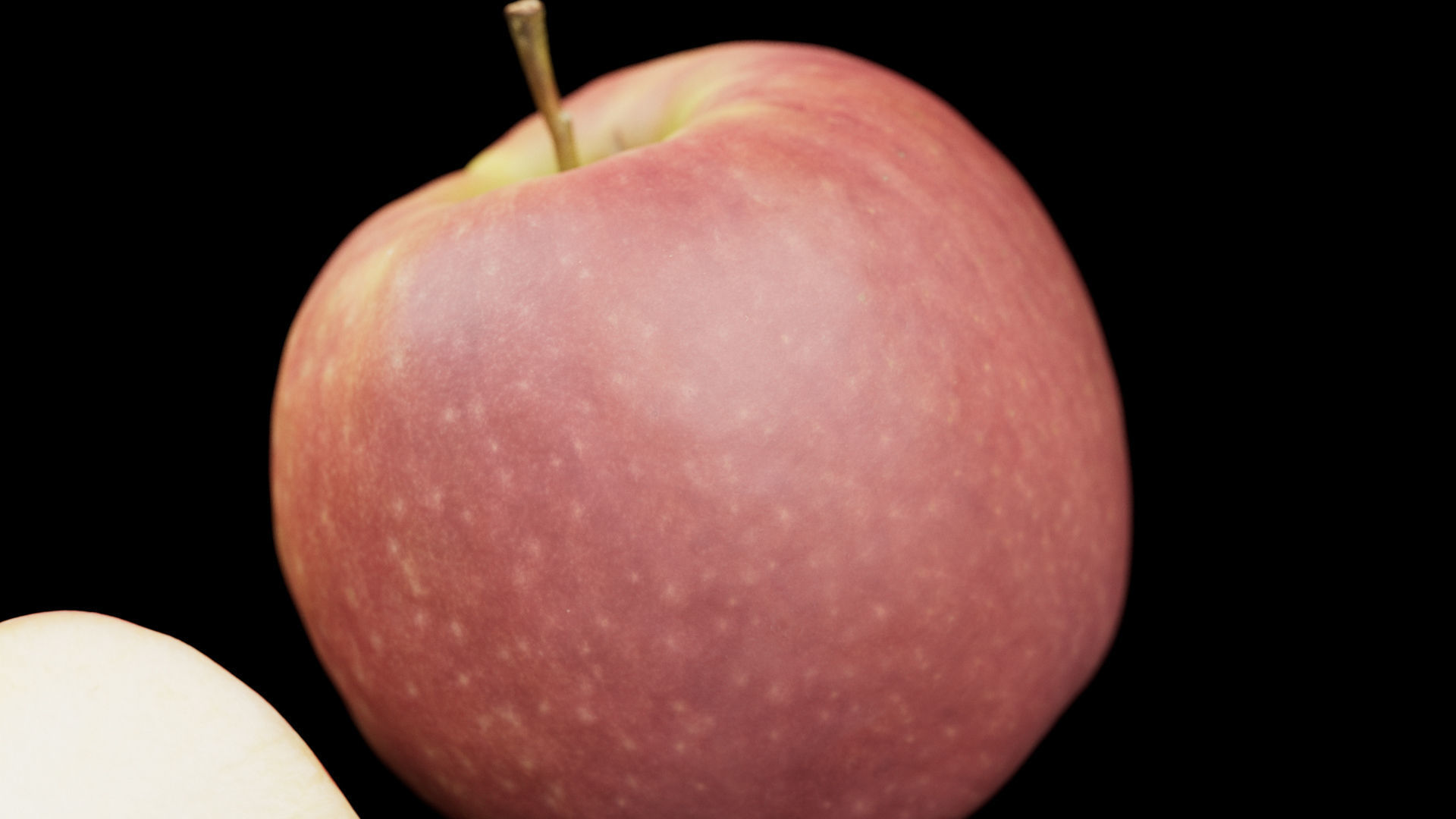 Apple Low-poly 3D model_7