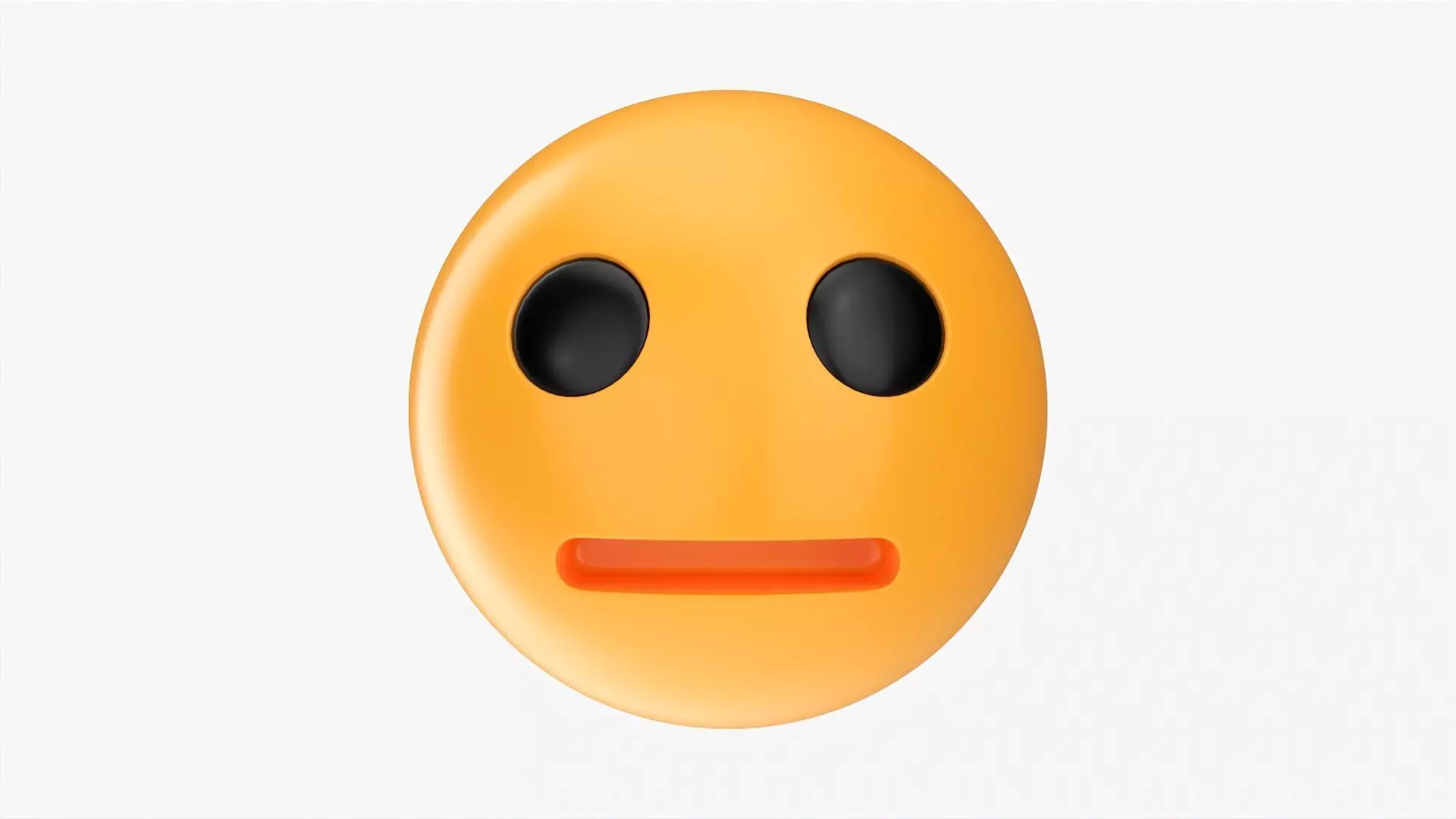 Emoji 064 Neutral Free 3D model