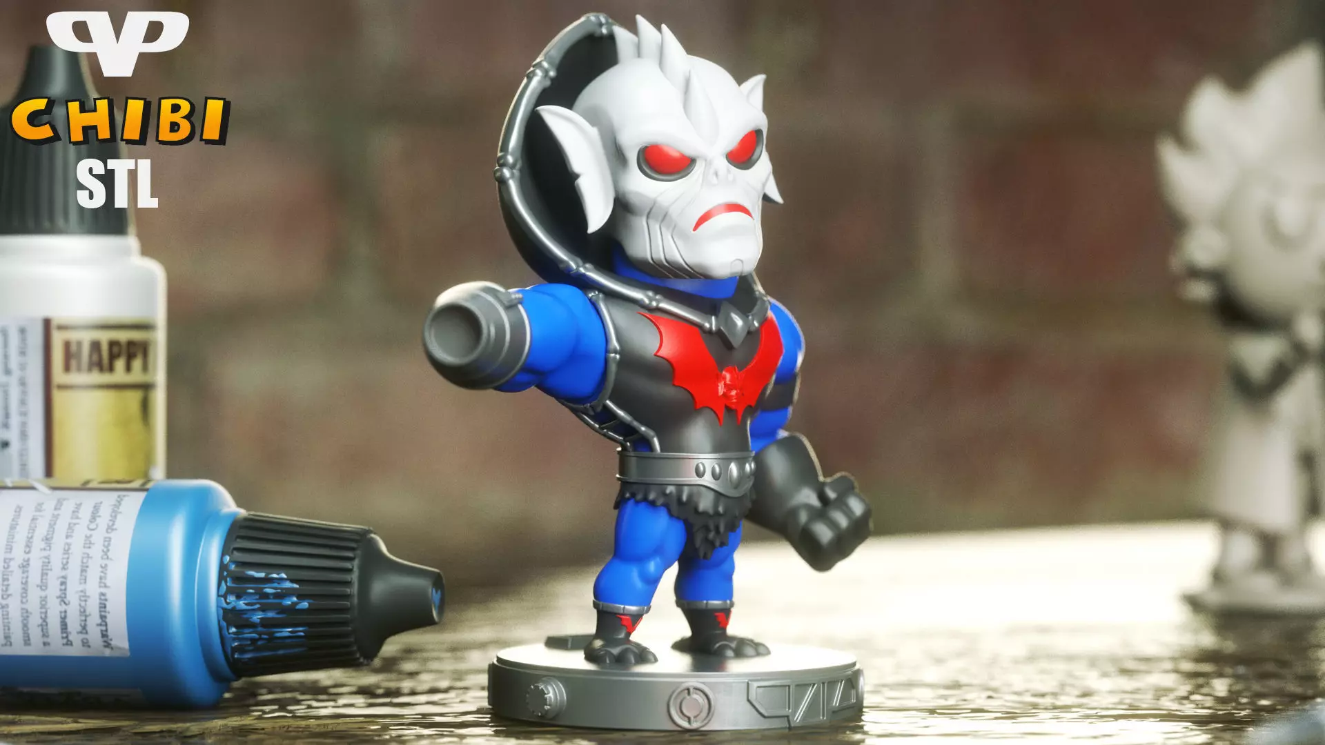 MOTU Hordak Chibi for 3D Printing STL ChibiSTL 3D print model