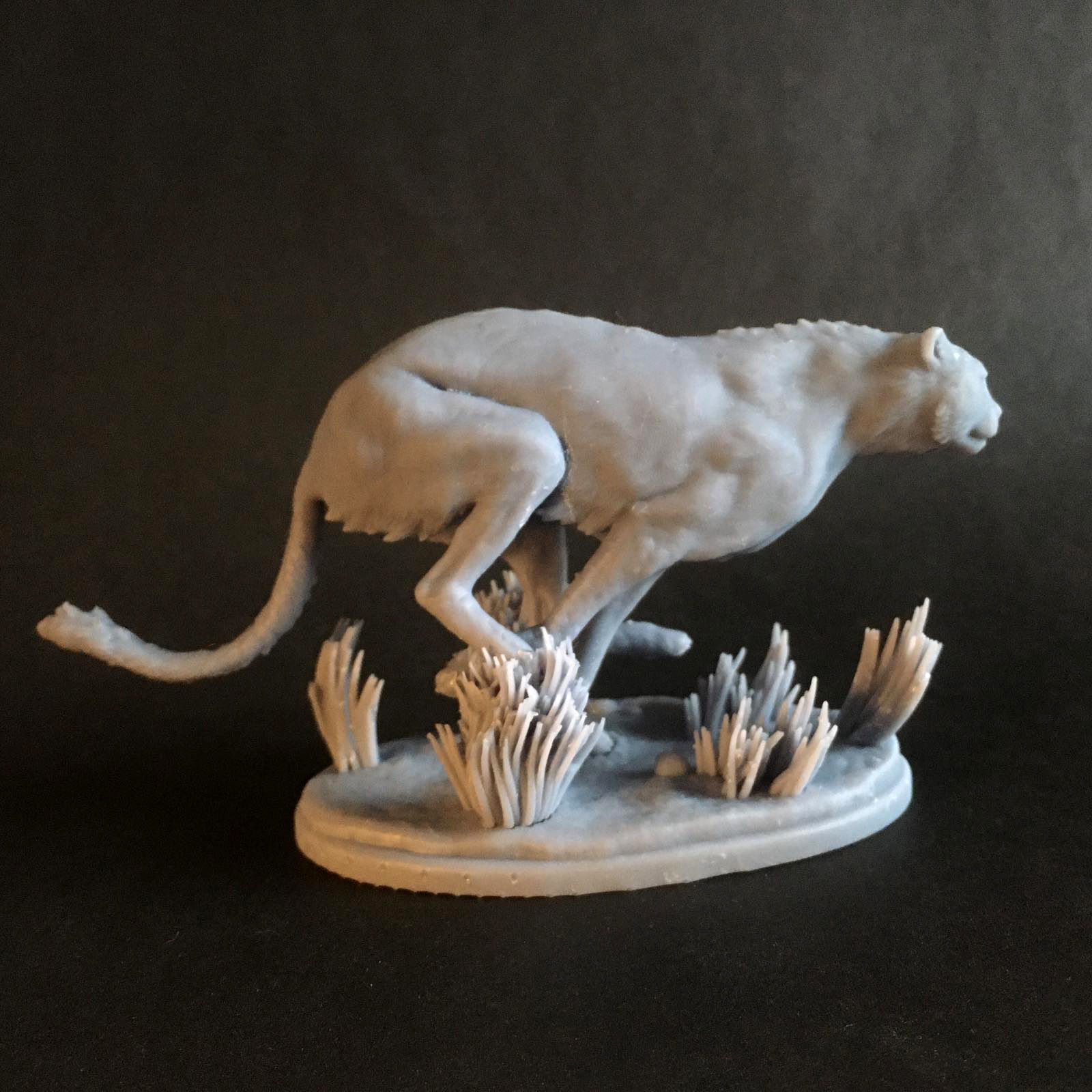Cheetah running intended for 3D printing 3D print model_2