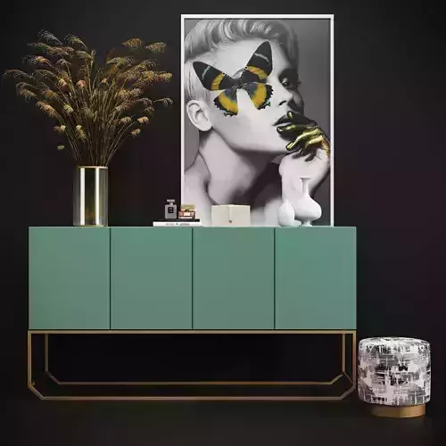 Modern Interior Set 327 3D model