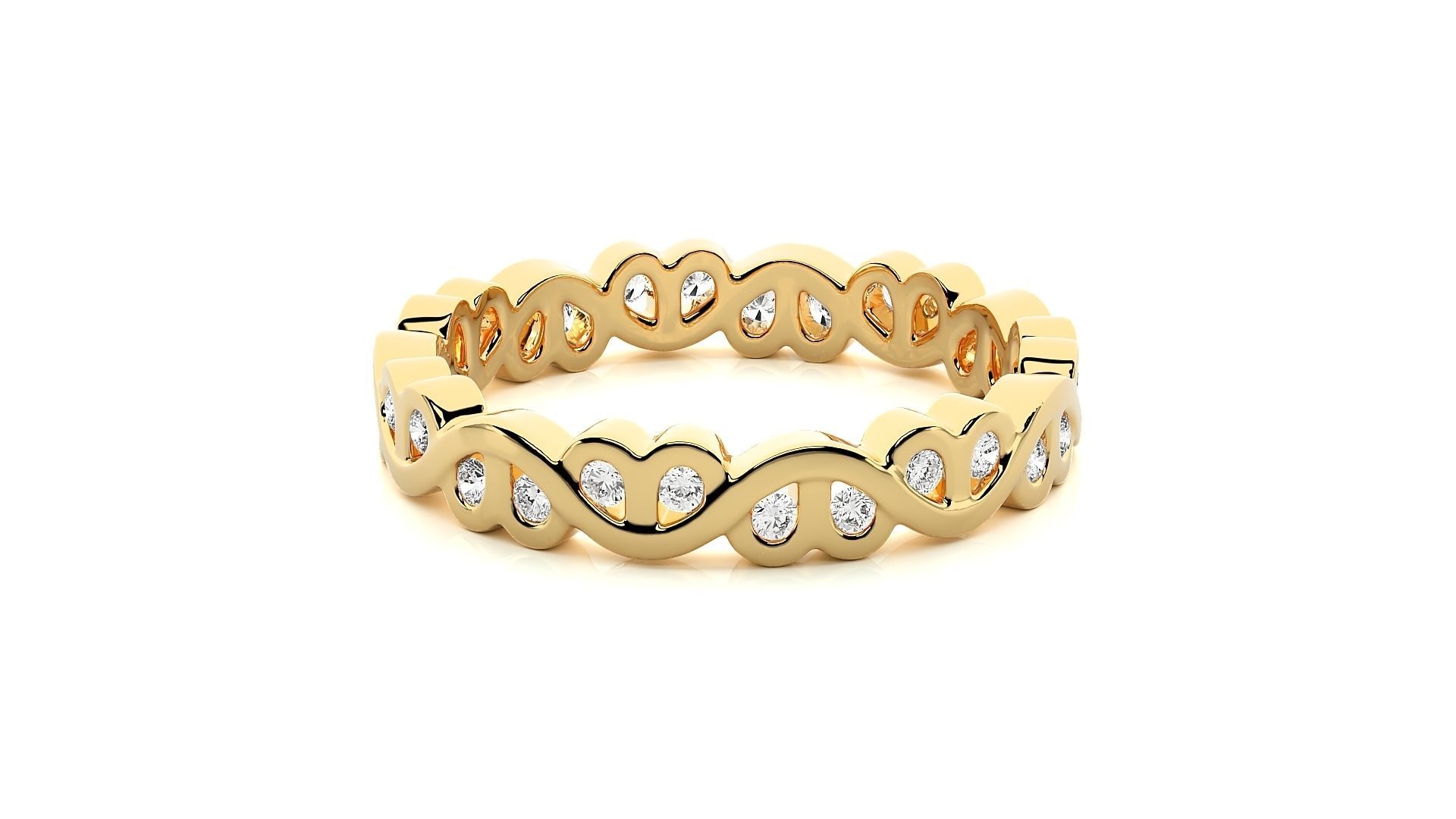 Band ring - CAD 7897 3D print model_7