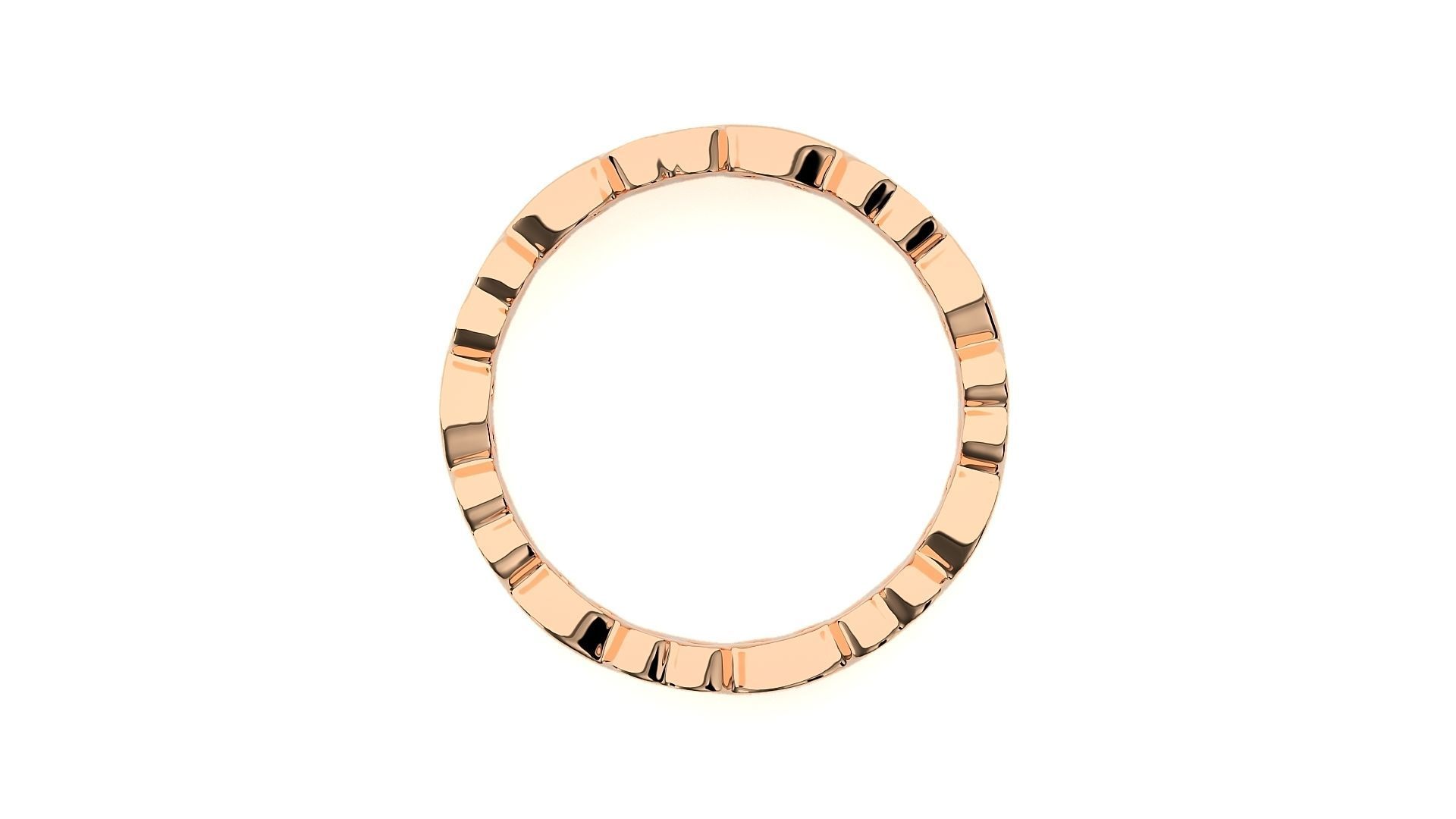 Band ring - CAD 7897 3D print model_2