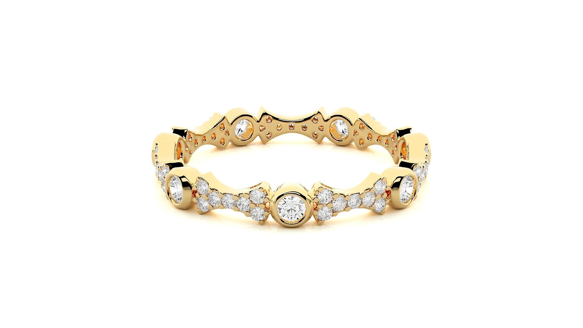 Band ring - CAD 7233 3D print model_7