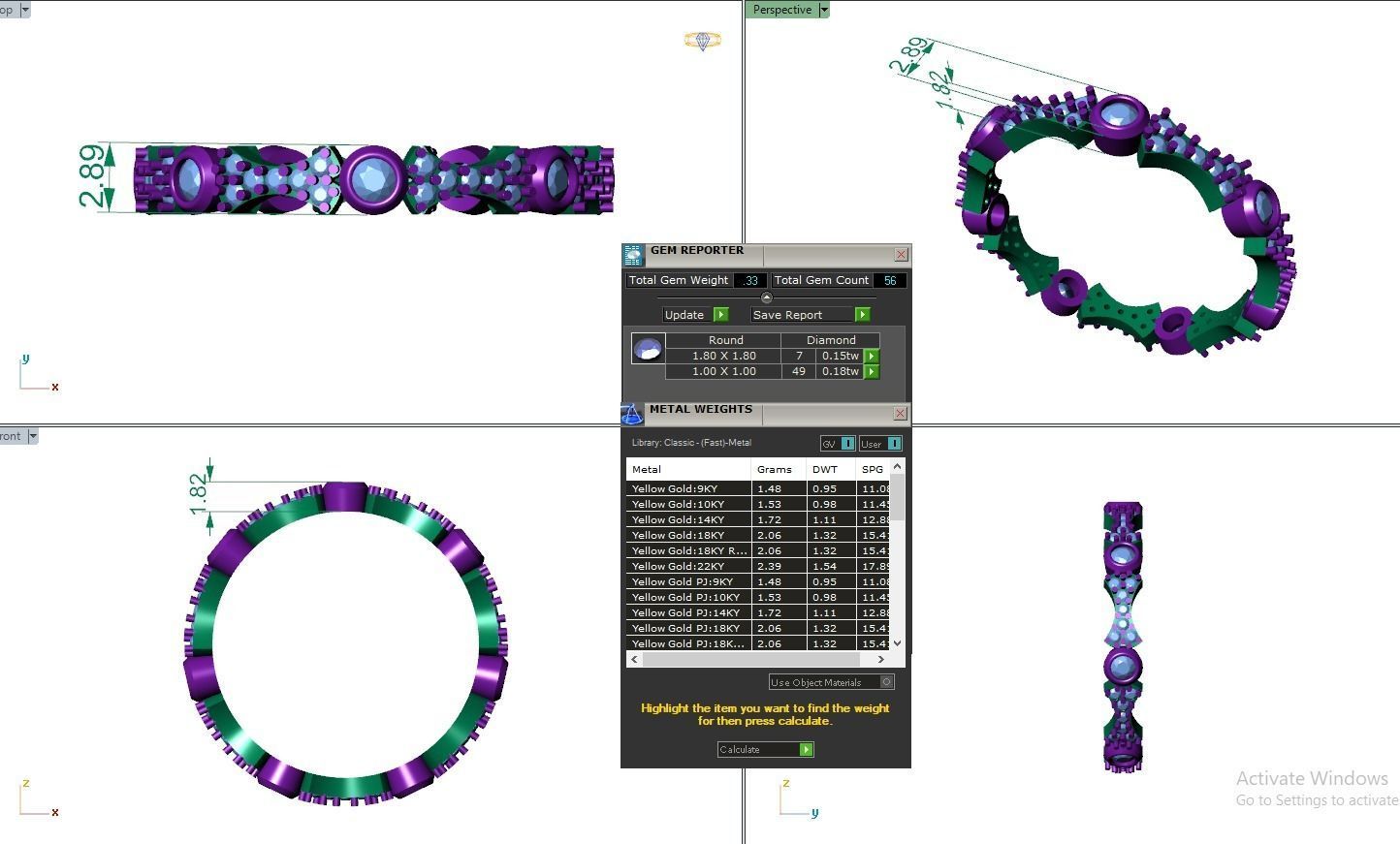 Band ring - CAD 7233 3D print model_4