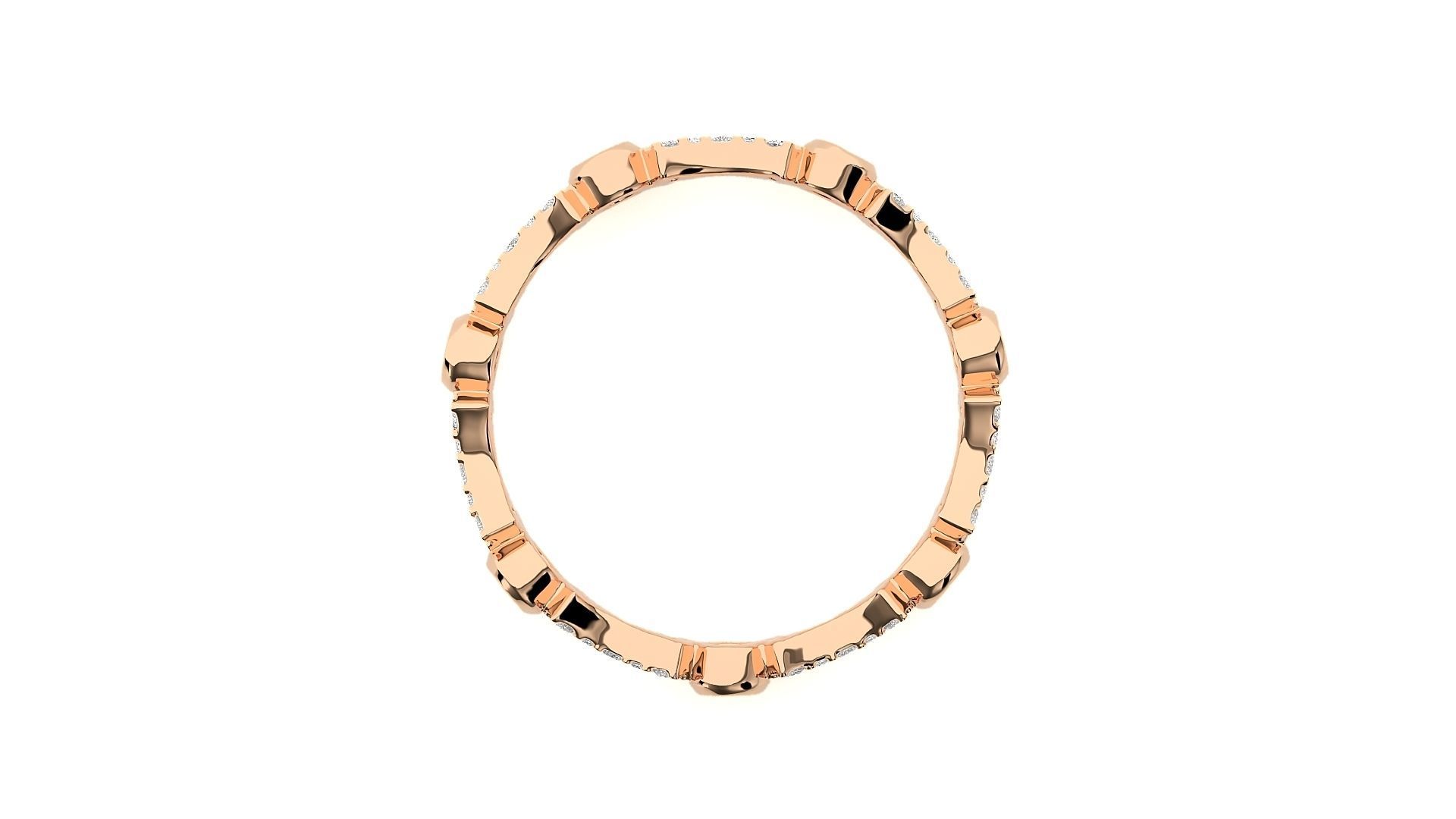 Band ring - CAD 7233 3D print model_2