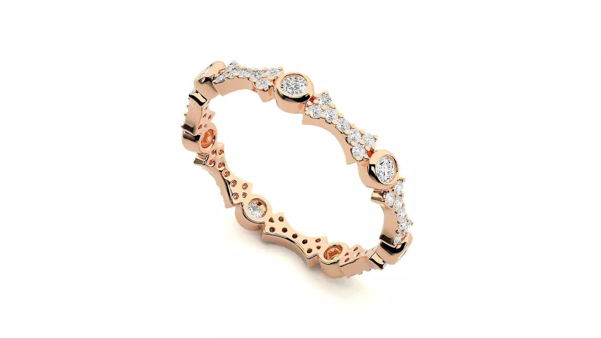 Band ring - CAD 7233 3D print model_0